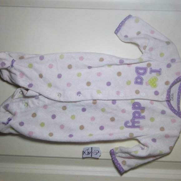 CARTER'S "I LOVE DADDY" FOOTIE - Picture 3 of 5